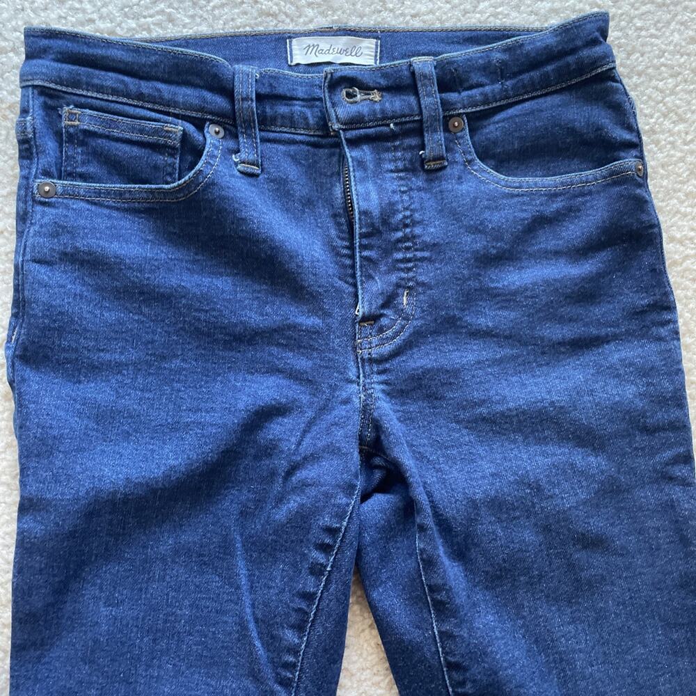 Madewell Jeans Womens 27 Petite Blue 9” Mid-Rise Skinny Denim Excellent PreOwned
